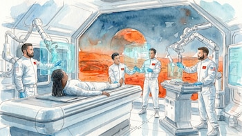 Medicina espacial del futuro: por qué la salud humana definirá las misiones a la Luna y a Marte
