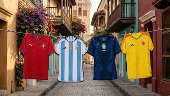 La camiseta de Colombia se consolida como una de las más populares para el Mundial 2026 - crédito VisualesIA