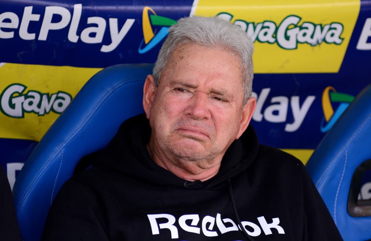 El entrenador Hernán Darío Herrera terminó su proceso de casi tres años con el Once Caldas, al que sacó de una crisis en 2023 - crédito Colprensa