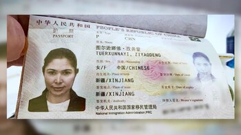 Tursunay Ziyawudun y el pasaporte