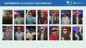 Los 13 detenidos pertenecerían a