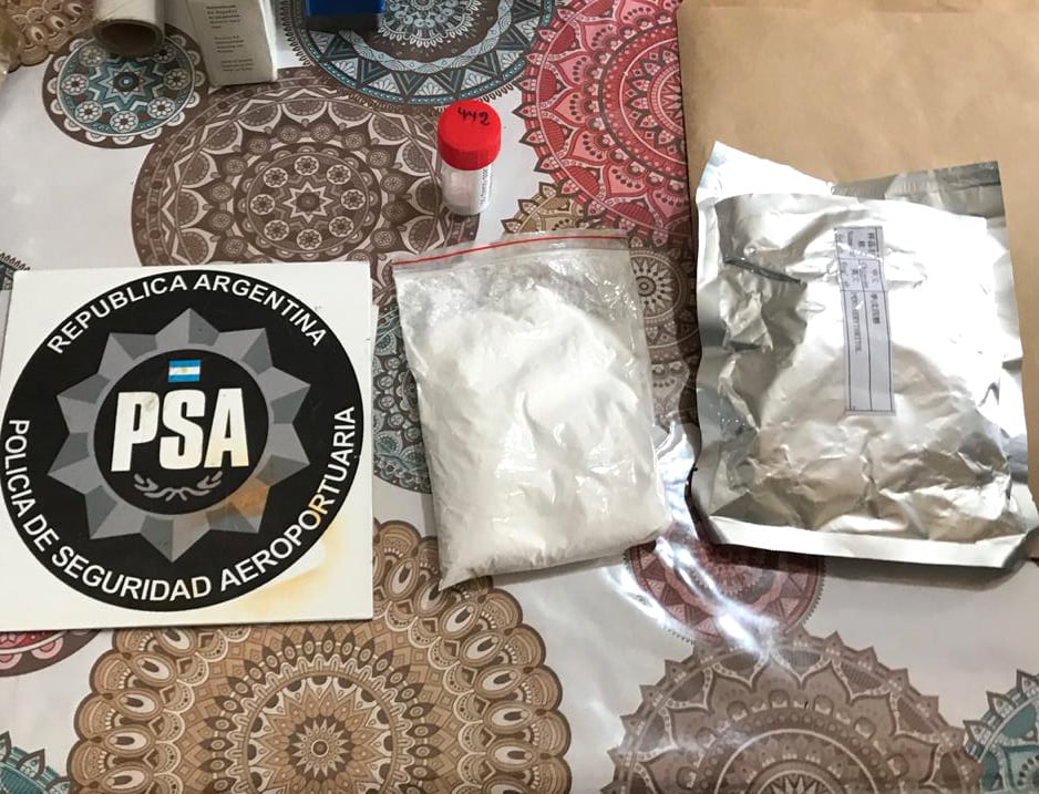 25i-NBOH incautado por las autoridades argentinas en 2018