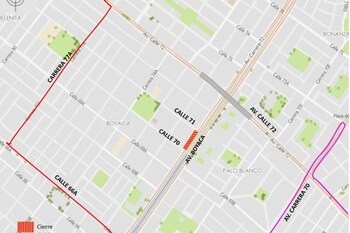 En la imagen, las rutas