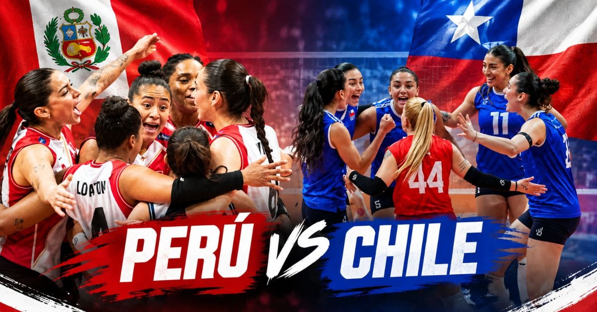 Perú se enfrenta a Chile por la fecha 5 del Campeonato Sudamericano de vóley 2026.