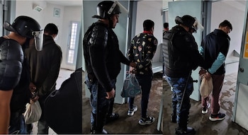 Los reclusos fueron trasladados hacia el MAP del Complejo Penitenciario Almafuerte I (X: @MercedesRus1)