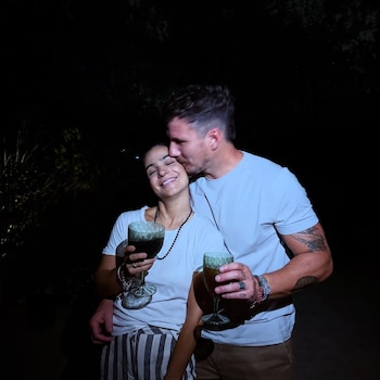 La actriz compartió fotos de