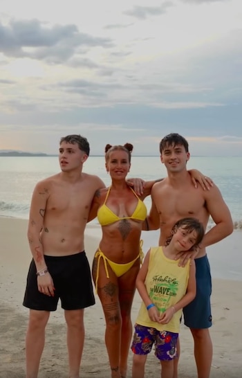Flor Peña le dedicó un emotivo mensaje a su hijo Felipe por sus 9 años: “Te amamos para siempre”