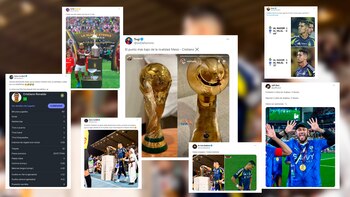 Cristiano Ronaldo tocó la copa