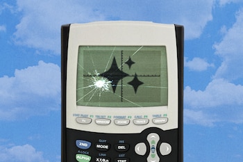 Ilustración muestra el dilema que enfrentan los matemáticos ante el avance de la inteligencia artificial en su campo (The Washington Post/Ilustración de Chloe Meister/The Washington Post; iStock)