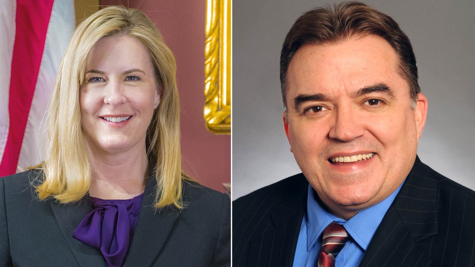 Ambos ataques ocurrieron durante la madrugada del sábado, con pocas horas de diferencia. (Melissa Hortman y John Hoffman)