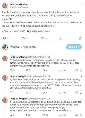 El alcalde Jorge Iván Ospina