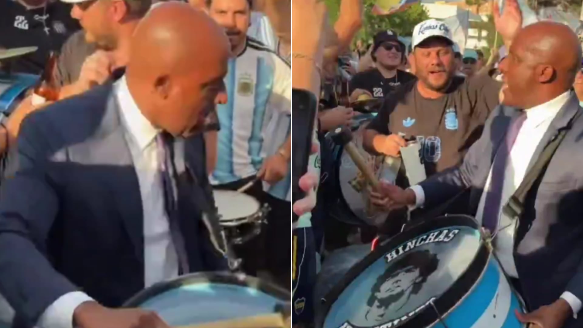 Quinton Lucas en el banderazo