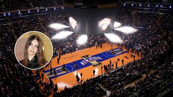 El inesperado castigo que le aplicaron los New York Knicks a una modelo top por irse antes en un partido de la NBA