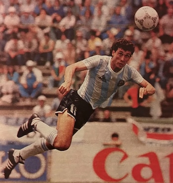 Partido contra Italia en México '86