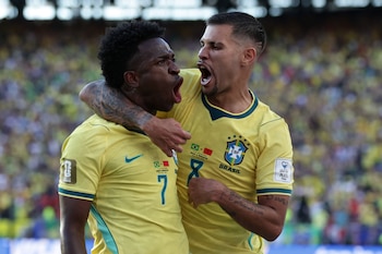 Brasil espera sacar una victoria para encaminar su pase a la siguente ronda del Mundial 2026.. (AP Foto/Matt Slocum)