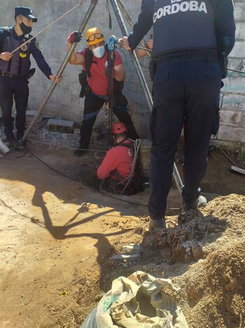 Así rescataron a un obrero