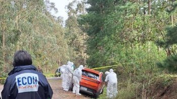 Los agentes de criminalística hallaron