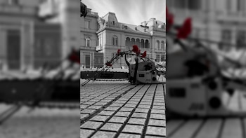 El Partido Socialista celebró sus 130 años cubriendo una motosierra con rosas rojas