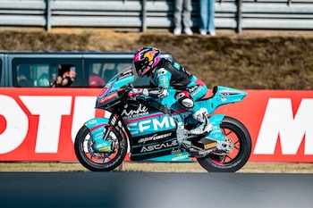 David Alonso reconoció la incertidumbre sobre su participación, tras un golpe en el hombro durante los entrenamientos - crédito Aspar Team