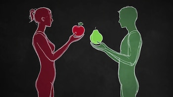 ¿Reloj de arena o triángulo