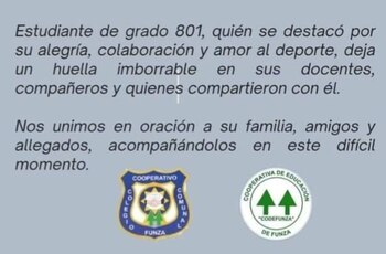 A través de un mensaje