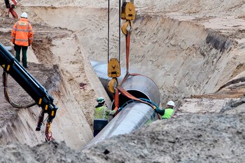 La primera etapa del Gasoducto