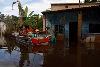 Imágenes de las inundaciones en