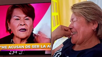 Señora reacciona a su actuación