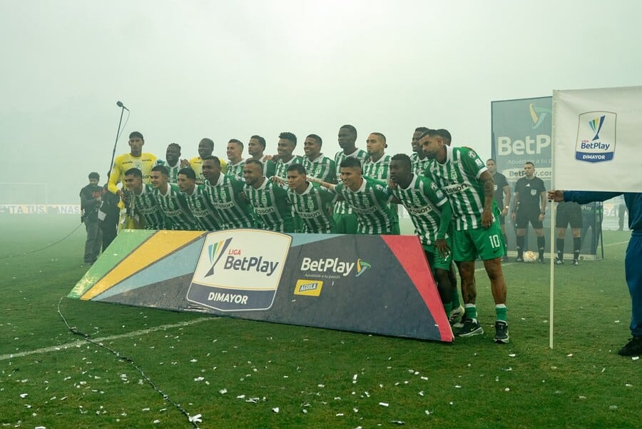 Franco Armani, William Tesillo, Edwin Cardona y Juan Manuel Zapata son los jugadores que han sido capitanes de Atlético Nacional en el segundo semestre de 2026 - crédito David Jaramillo/Colprensa
