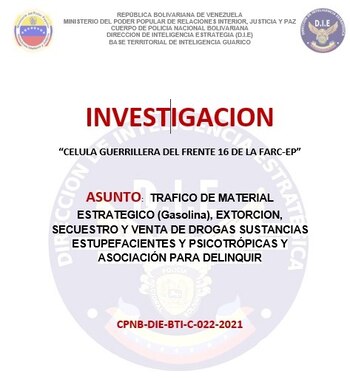 El Comisionado Palacios había presentado