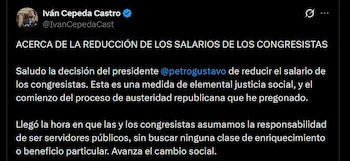 Iván Cepeda (Pacto Histórico): “Eliminar