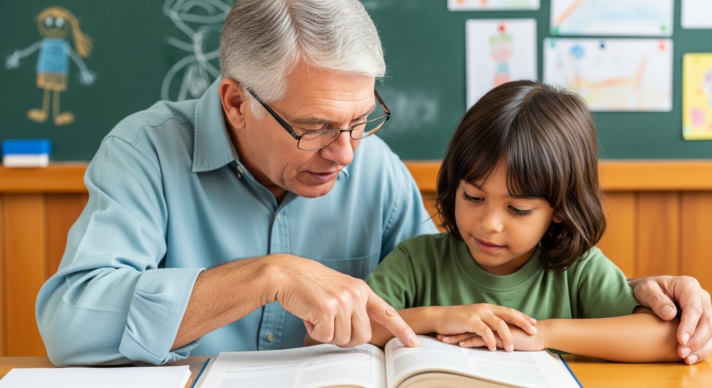 El programa Foster Grandparents en Carolina del Norte involucra a más de 100 adultos mayores y beneficia a 428 niños con necesidades emocionales, sociales o educativas. (Imagen Ilustrativa Infobae)