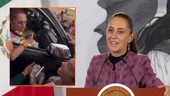 Sheinbaum detalla su tenso encuentro con mujer que golpeó su camioneta en Tamaulipas