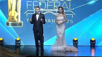 Sergio Lapegue y Marina Calabró