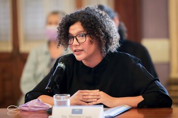 La diputada del Frente Amplio