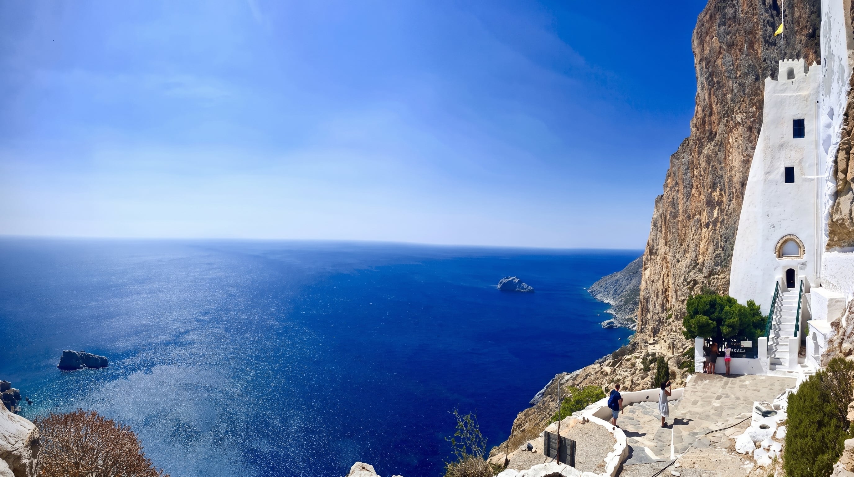 El monasterio de Amorgos mantuvo durante siglos una función religiosa, cultural, educativa y económica en la isla y en otras áreas del mar Egeo (Imagen Ilustrativa Infobae)