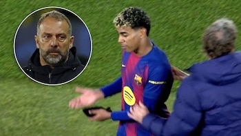 La reacción de Lamine Yamal