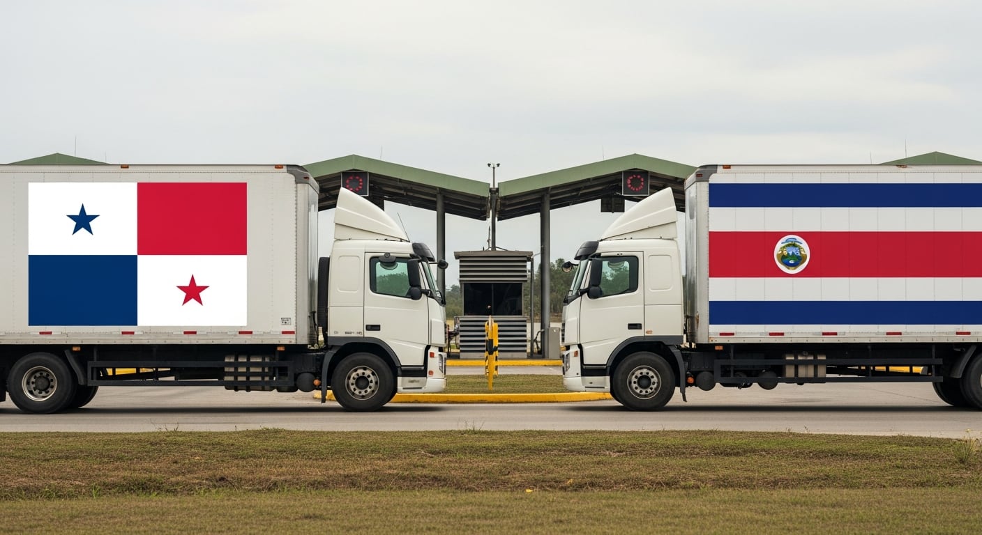 Panamá y Costa Rica buscan aliviar la frontera que encarece el transporte de carga