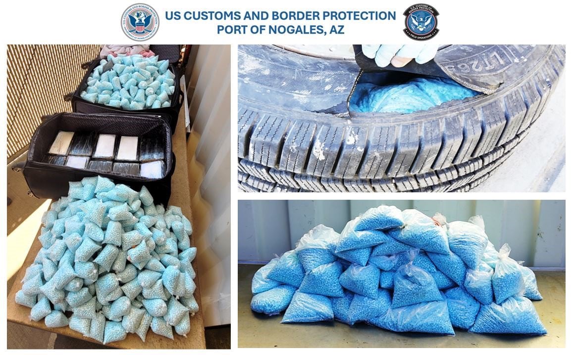 Fentanilo en México: Los cinco modelos de negocio de los cárteles 5 Fentanilo decomisado en Nogales