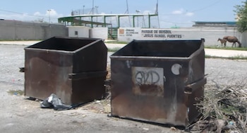 El basurero donde Elías dijo que había encontrado al bebé Foto: Especial