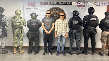 Jorge Lorenzo Lara Cordero, presidente municipal de Suchiapa, Chiapas, fue detenido junto al ex edil Alexis Nucamendi Gómez durante un operativo realizado este sábado en la colonia San Esteban. Crédito: Especial