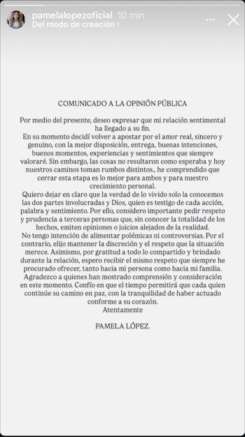 Pamela López anuncia su separación definitiva de Paul Michael tras el fin de ‘La Granja VIP’: “Las cosas no resultaron”