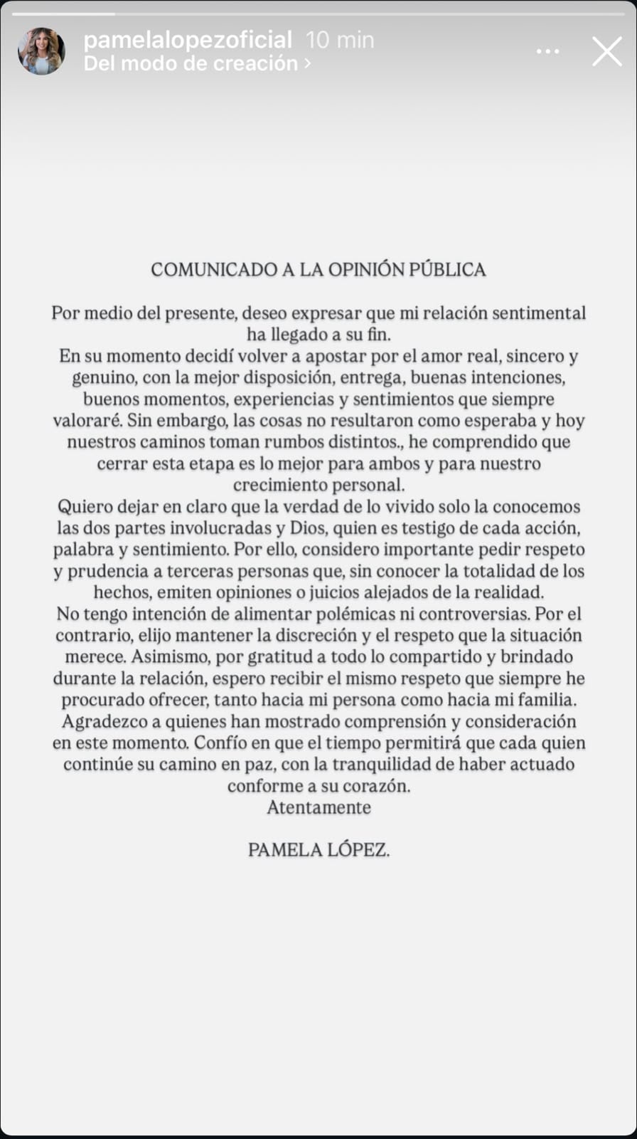 Pamela López anuncia su separación definitiva de Paul Michael tras el fin de ‘La Granja VIP’: “Las cosas no resultaron”