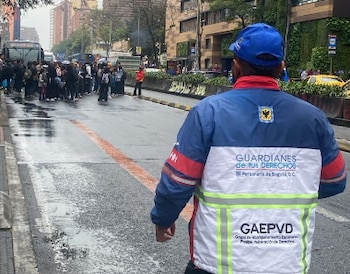 Afectación vial - crédito @BogotaTransito/X