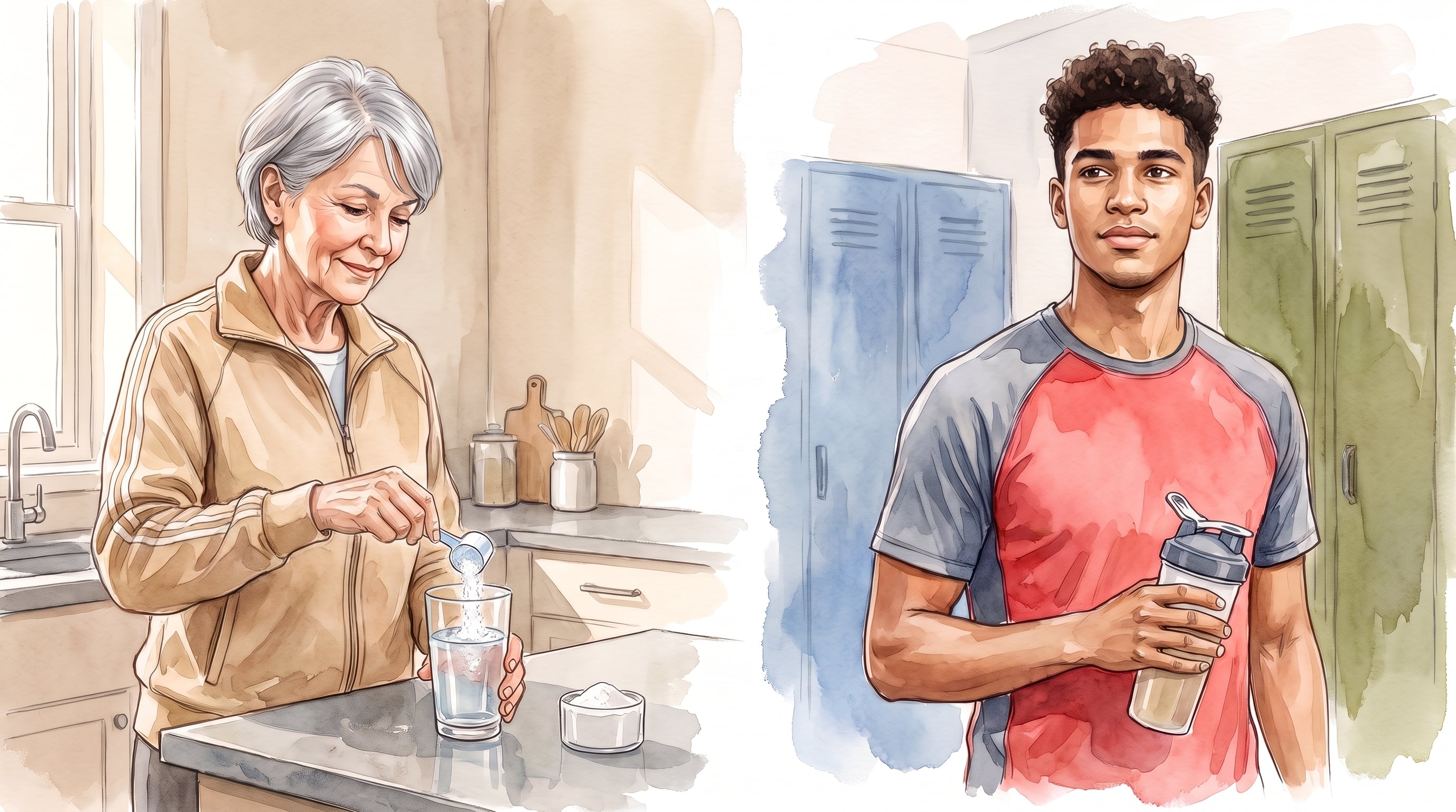 La creatina mejora el rendimiento y la masa muscular por la constancia en la ingesta, no por el horario de consumo (Imagen Ilustrativa Infobae)