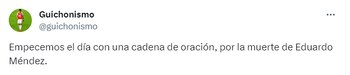 Amenazas de muerte en contra de Eduardo Méndez