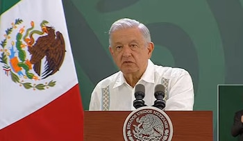 López Obrador en su conferencia