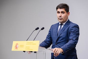 El presidente de Asociación de Futbolistas Españoles, David Aganzo. (Carlos Luján /Europa Press)