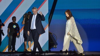 Alberto Fernández y Cristina Fernández