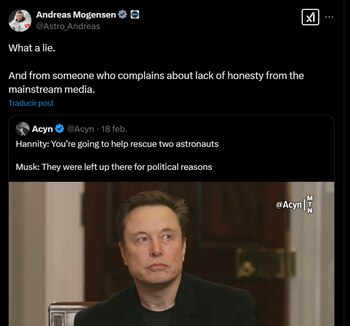 "¡Qué mentira! Y de alguien